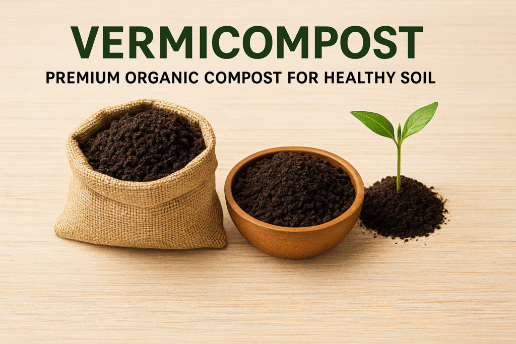 Neem cake byproduct used as organic soil conditioner