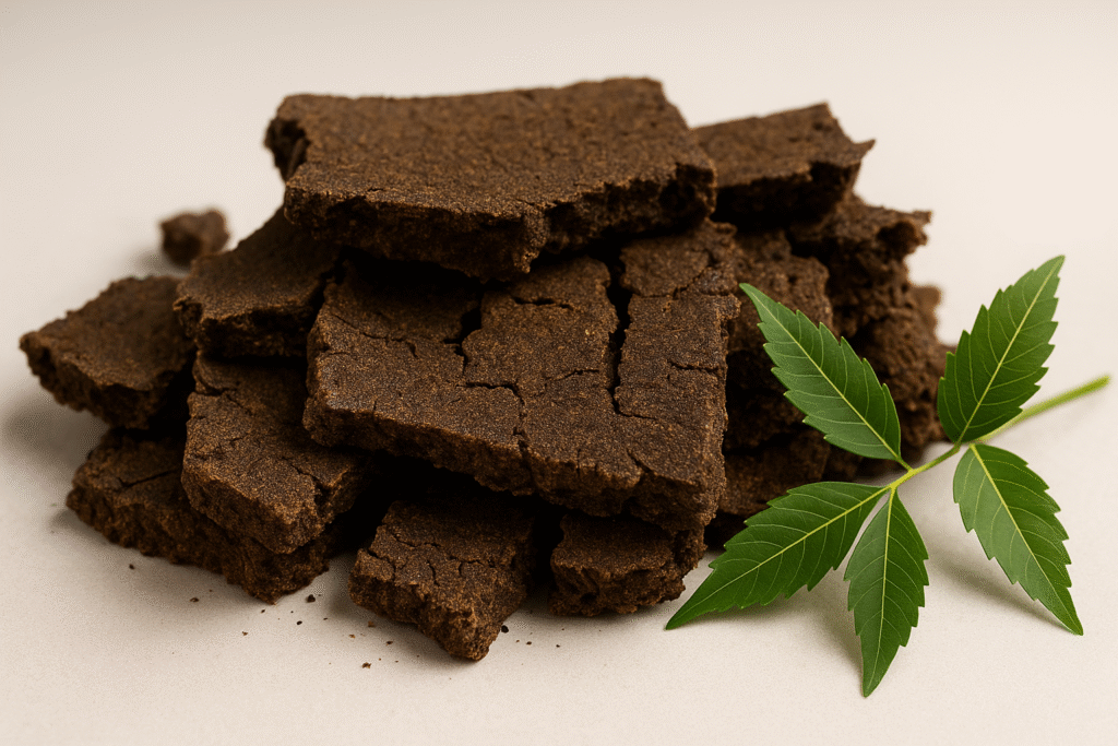 Neem cake powder organic manure for plants